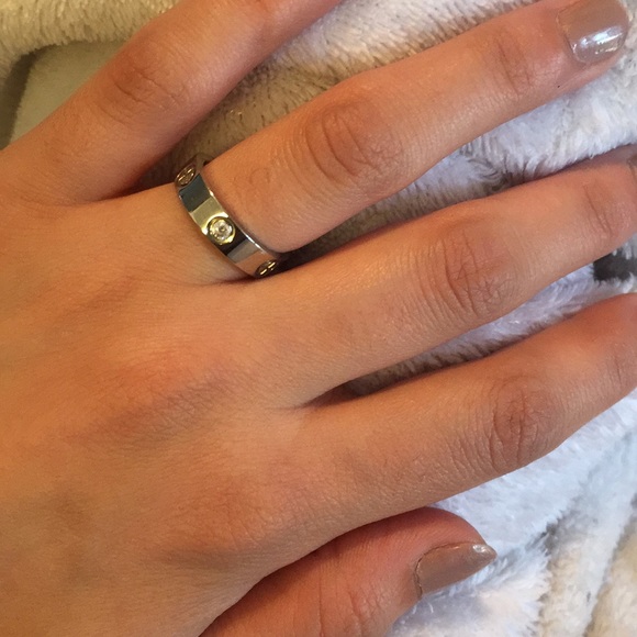 SILVER LOVE RINGS - Picture 3 of 3